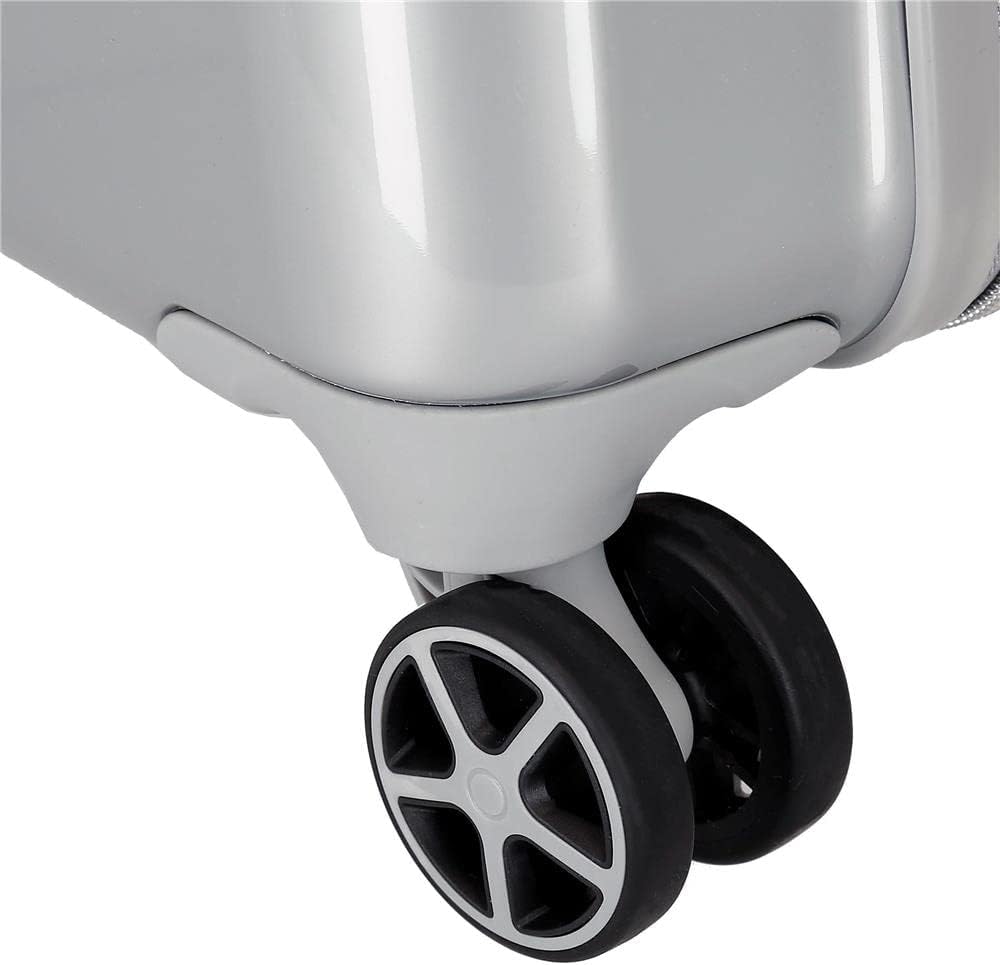 Conjunto de Malas Disney Stitch Cinza com Cadeado TSA Integrado