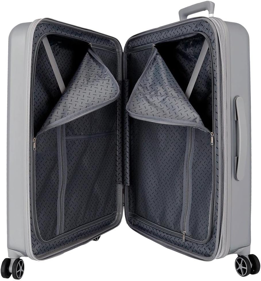 Conjunto de Malas Disney Stitch Cinza com Cadeado TSA Integrado