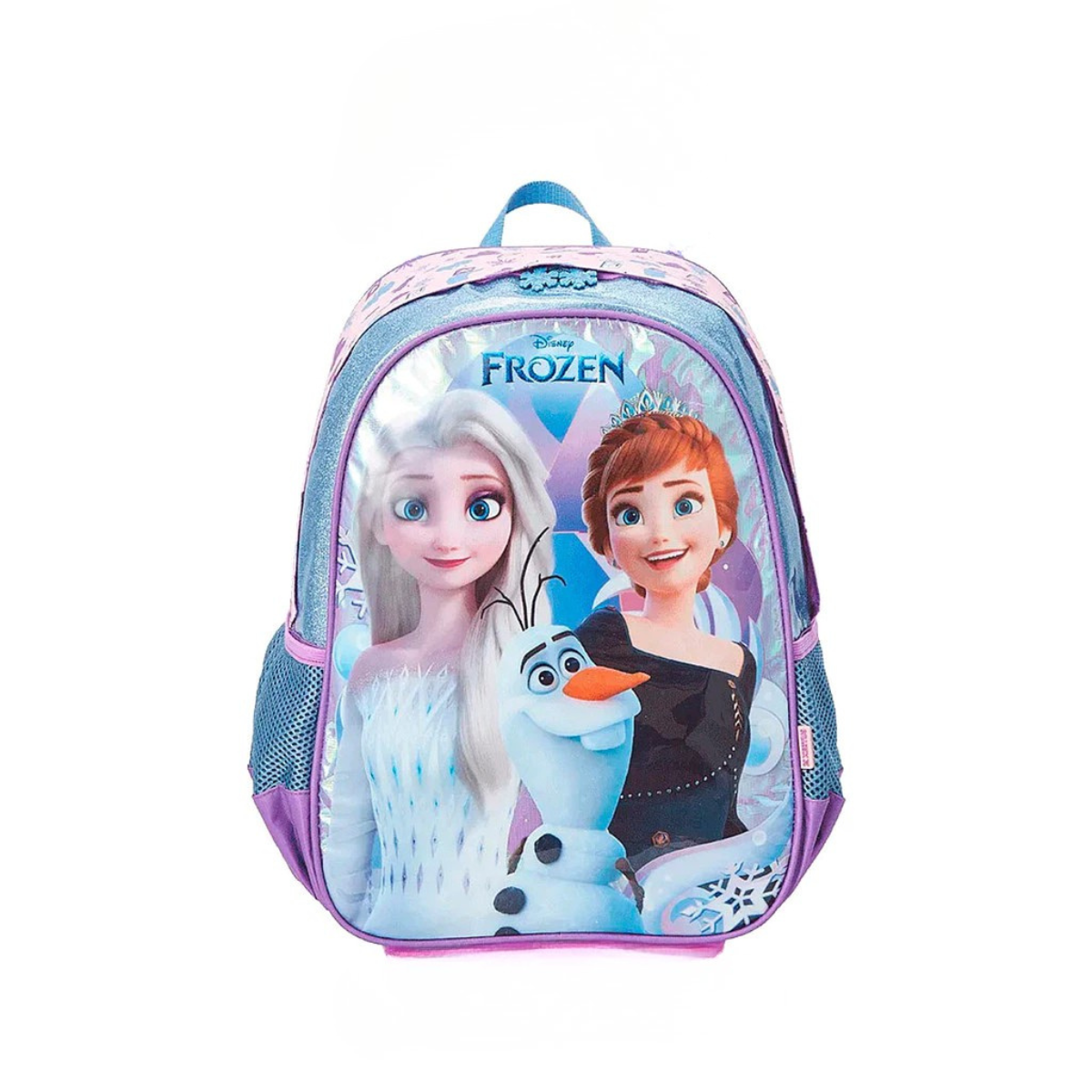 Kit Mochila Escolar Frozen com Rodinhas + Lancheira