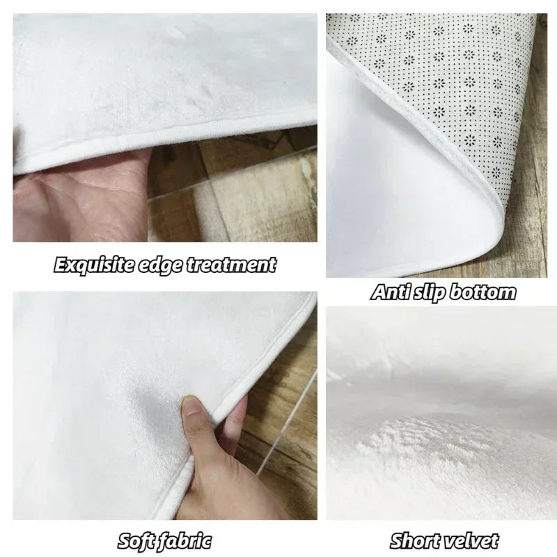 Tapete Disney Stitch para Quarto Infantil Antiderrapante e Macio