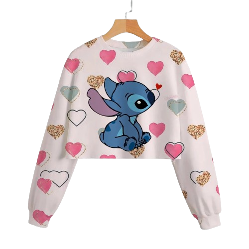 Blusa Manga Longa Infantil Stitch | Conforto e Estilo para Fãs do Stitch
