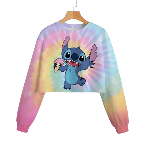 Blusa Manga Longa Infantil Stitch | Conforto e Estilo para Fãs do Stitch