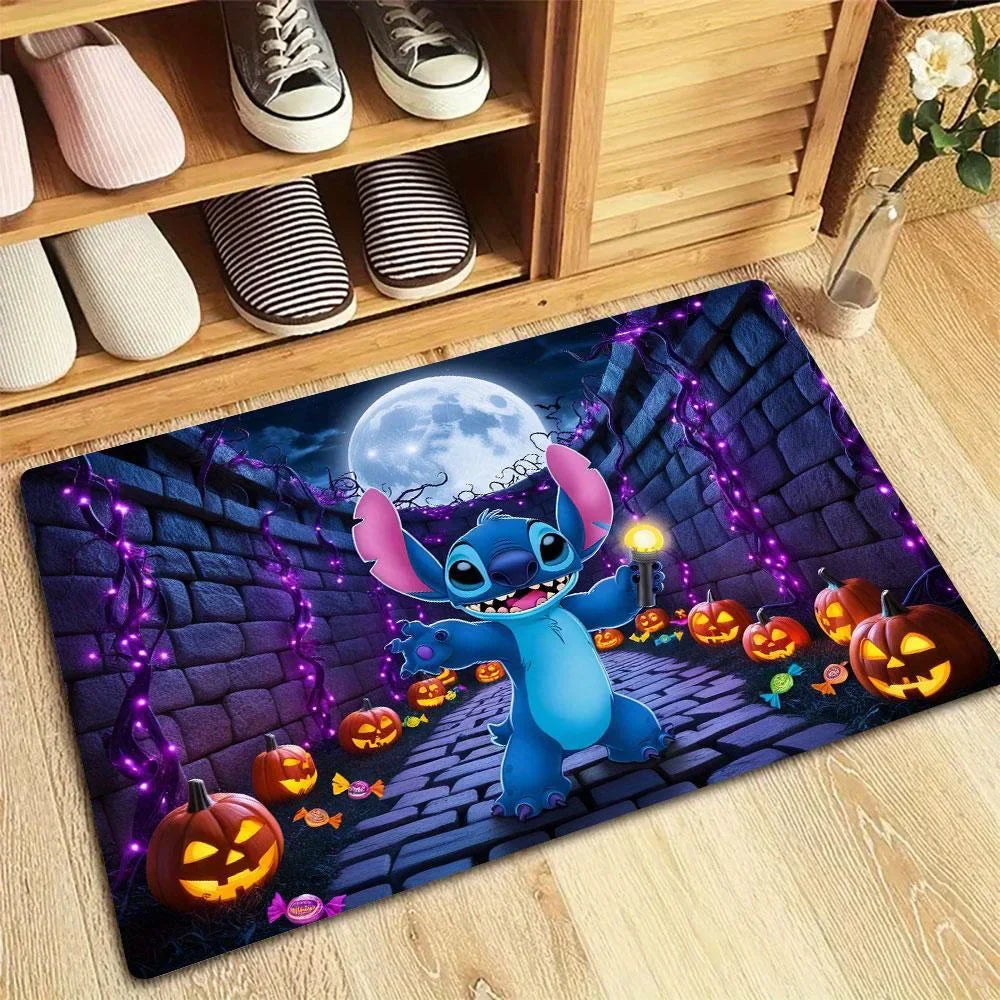 Tapete de Chão Disney Stitch & Angel Antiderrapante