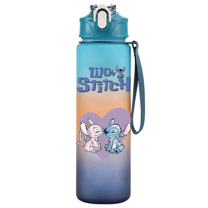 Garrafa de Água Lilo & Stitch 750ML - Grande Capacidade