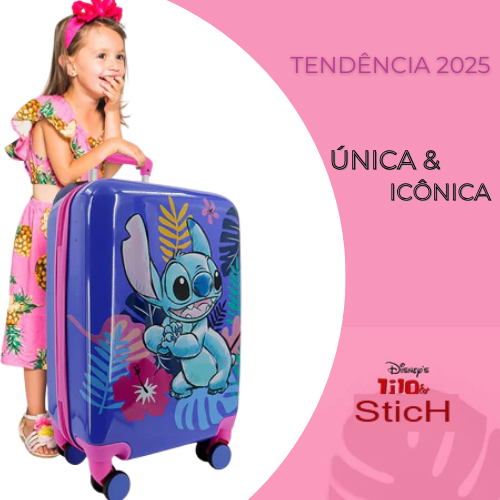 Mala Stitch Infantil – Modelo Stitch Lovers