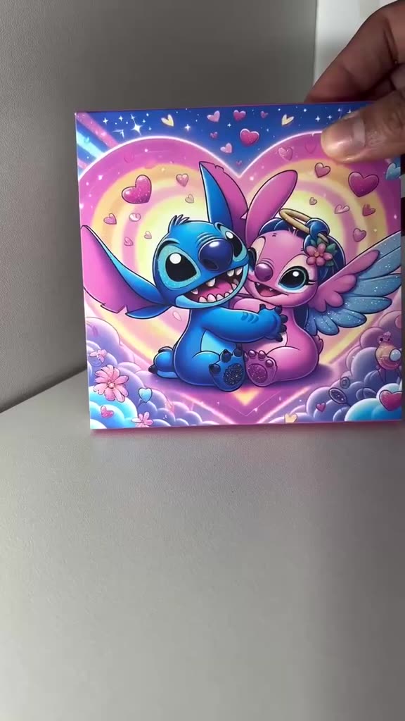 Paleta de Sombras Infantil Stitch Presente + Gloss Stitch Infantil Menina