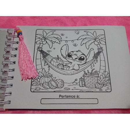 Livro de colorir capa dura Stitch