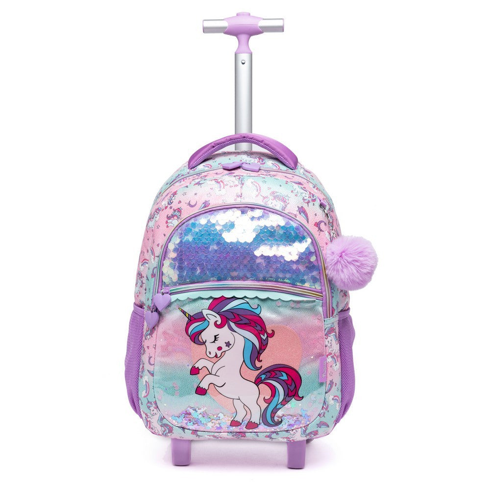 Kit Escolar Infantil Unicórnio Encantado com Mochila, Lancheira e Estojo