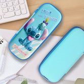 Caixa de lápis Kawaii Stitch - artigos de papelaria e maquiagem fofos