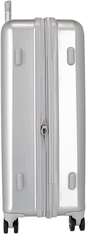 Conjunto de Malas Disney Stitch Cinza com Cadeado TSA Integrado