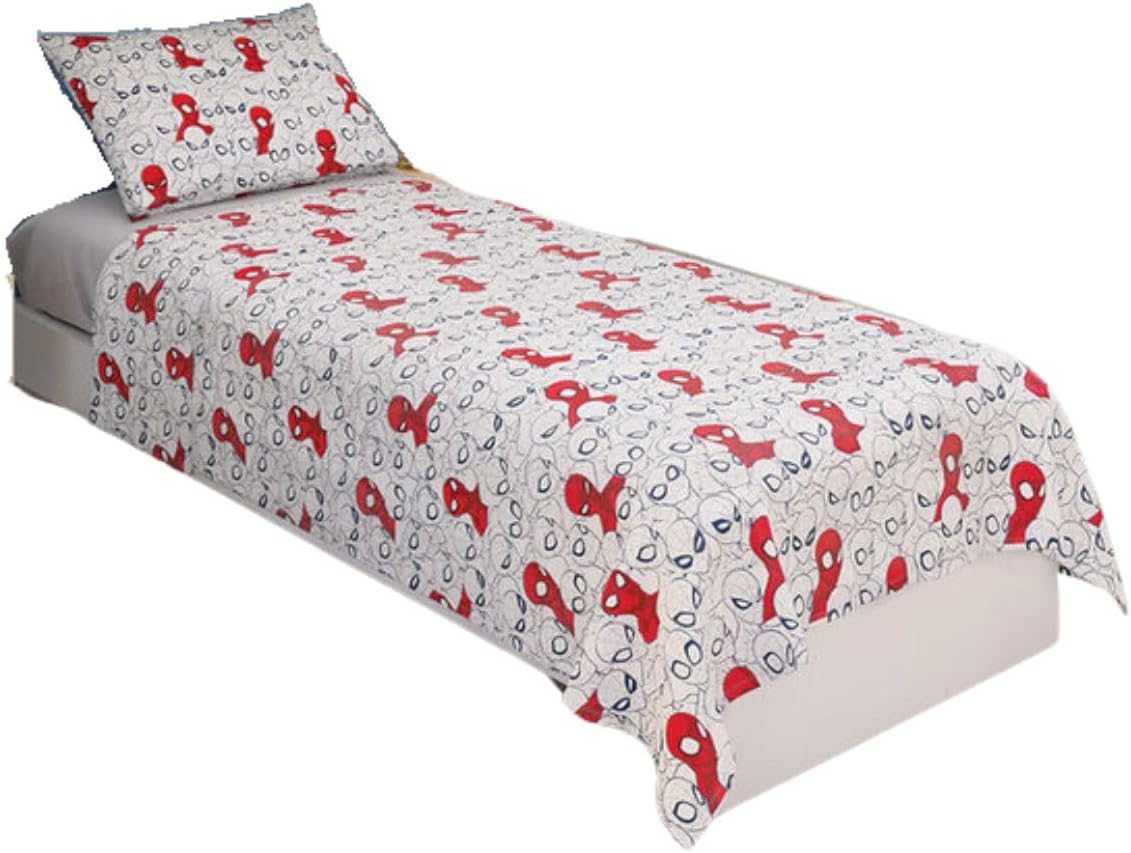 Jogo de Cama 100% Algodão Solteiro Estampado Stitch 1,40 m x 2,10 m Com 3 peças