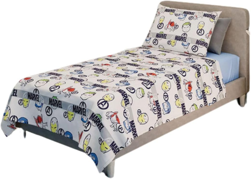 Jogo de Cama 100% Algodão Solteiro Estampado Stitch 1,40 m x 2,10 m Com 3 peças