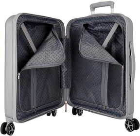 Conjunto de Malas Disney Stitch Cinza com Cadeado TSA Integrado