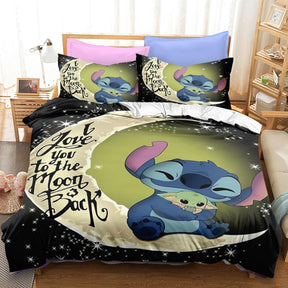 Edredom Infantil 200 x 135 cm + Fronha 75 x 50 cm, com Estampa 3D de Desenho