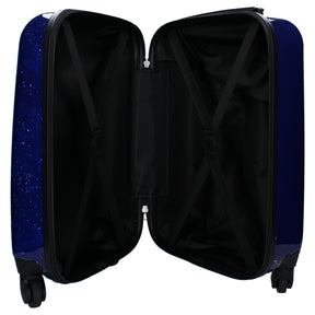 Mala de Viagem com Rodinhas e Toalha de Praia - Conjunto Disney Stitch & Angel 2 Peças (70x140 cm).