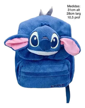 Mini Mochilinha de Pelúcia Stitch Disney