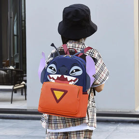 Mochila Infantil Stitch no Espaço - Detalhes que Surpreendem Qualquer Um
