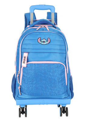 Mochila Stitch de Rodinha e Costas Premium Disney
