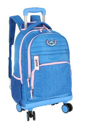 Mochila Stitch de Rodinha e Costas Premium Disney