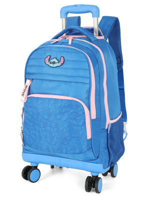 Mochila Stitch de Rodinha e Costas Premium Disney