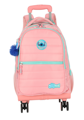 Mochila Stitch de Rodinha e Costas Premium Disney