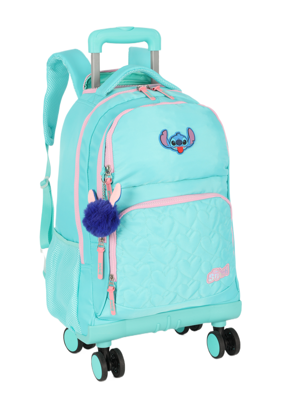 Mochila Stitch de Rodinha e Costas Premium Disney