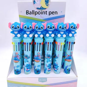 Kit com 36 peças Caneta esferográfica Stitch  0.5