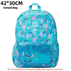 Mochila Escolar Disney Stitch com Acessórios