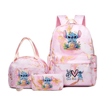 Conjunto de Mochilas Infantis Lilo & Stitch - 3 Peças