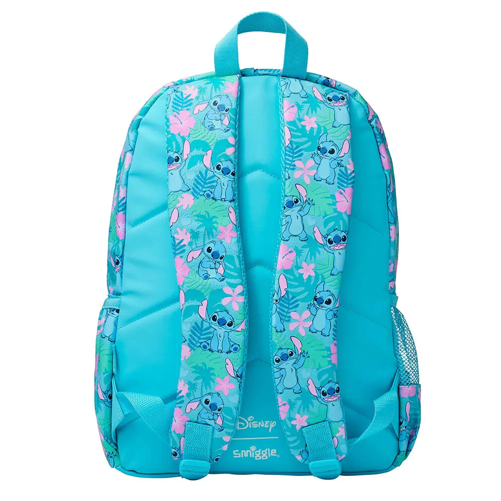 Mochila Escolar Disney Stitch com Acessórios