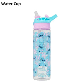 Mochila Escolar Disney Stitch com Acessórios