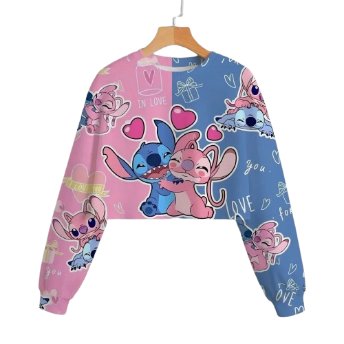 Blusa Manga Longa Infantil Stitch | Conforto e Estilo para Fãs do Stitch