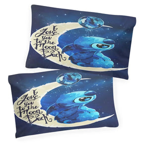 Edredom Stitch Estampa 3D de Desenho Animado -  3 Peças