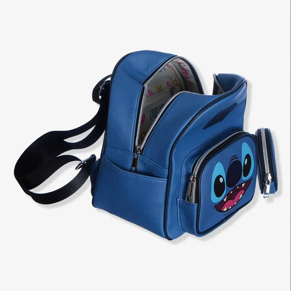 Mini Mochila Fashion com Bolsinha Stitch