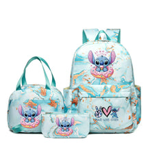 Conjunto de Mochilas Infantis Lilo & Stitch - 3 Peças