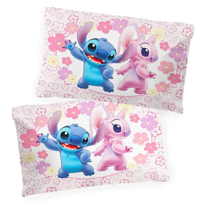 Edredom Lilo & Stitch, Roupa de Cama Infantil 3D (edredom + 2 fronhas).