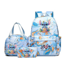 Conjunto de Mochilas Infantis Lilo & Stitch - 3 Peças