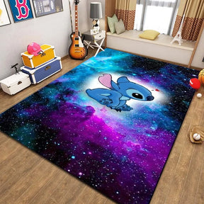 Tapete Disney Stitch para Quarto Infantil Antiderrapante e Macio