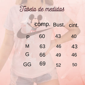 Camiseta t-shirt blusinha manga curta estampa stitch