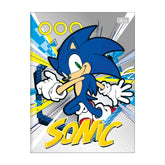 Kit Escolar Sonic com 4 Cadernos - 1 Matéria Capa Dura Brochura e Espiral