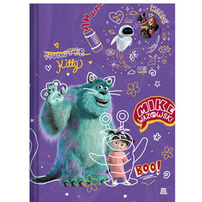Caderno Brochurão Pixar Capa Dura 80 Folhas – Formato Grande