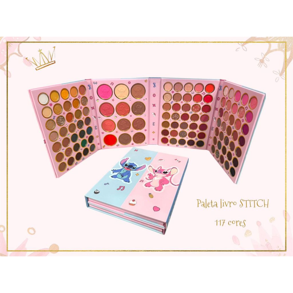 Paleta De Sombras Stitch 117 Cores