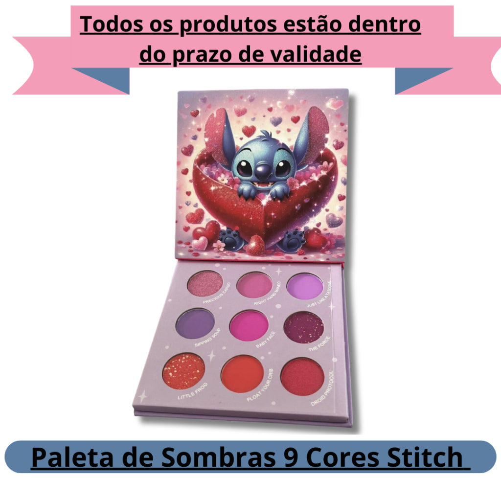 Paleta de Sombras 9 Cores Stitch