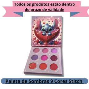 Paleta de Sombras 9 Cores Stitch