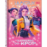 Caderno Estudantil Guerreiras do K-Pop Demon Hunters Capa Dura