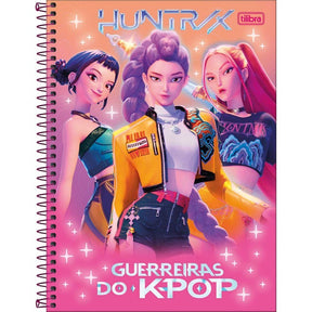 Caderno Estudantil Guerreiras do K-Pop Demon Hunters Capa Dura