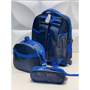 Mochila Escolar Infantil Sonic com Lancheira e Estojo – Kit 3 Peças 3D