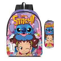 Mochila Escolar Stitch - Acompanha Estojo