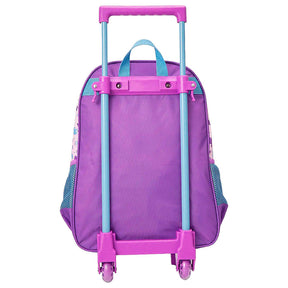 Kit Mochila Escolar Frozen com Rodinhas + Lancheira